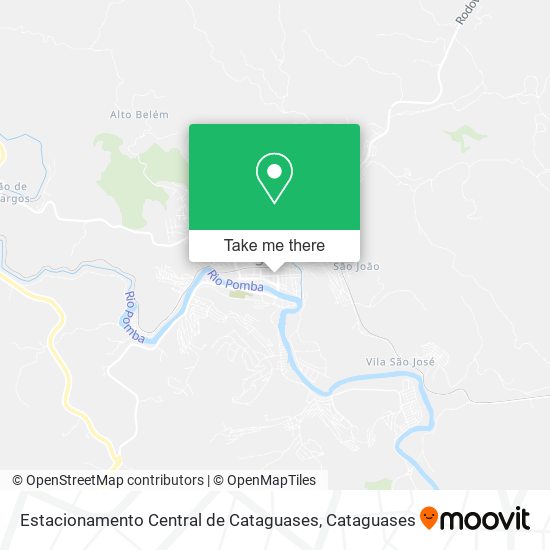 Mapa Estacionamento Central de Cataguases