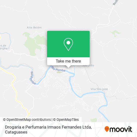 Mapa Drogaria e Perfumaria Irmaos Fernandes Ltda