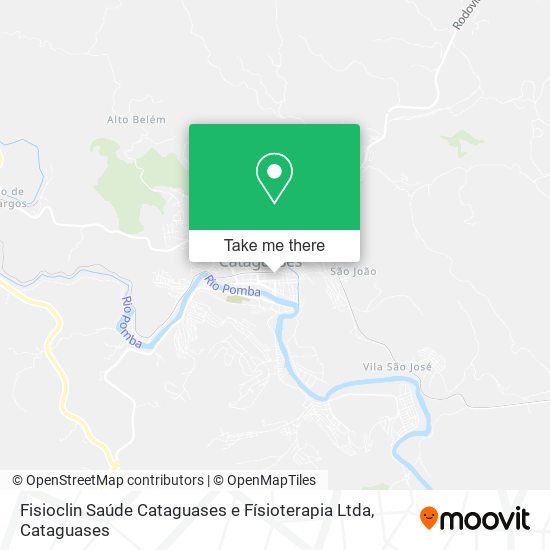 Fisioclin Saúde Cataguases e Físioterapia Ltda map