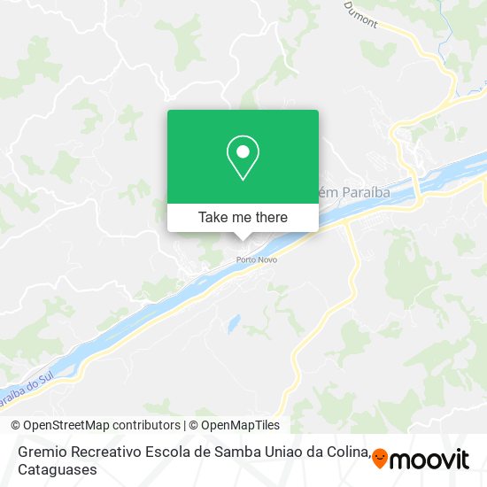 Mapa Gremio Recreativo Escola de Samba Uniao da Colina