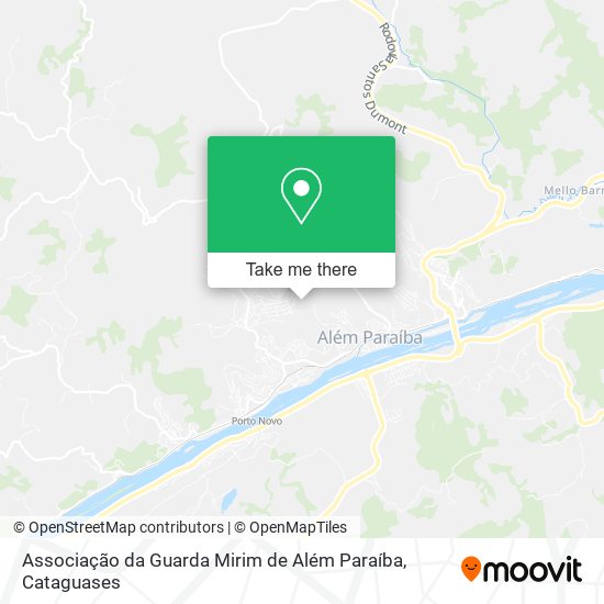 Associação da Guarda Mirim de Além Paraíba map