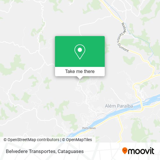 Belvedere Transportes map