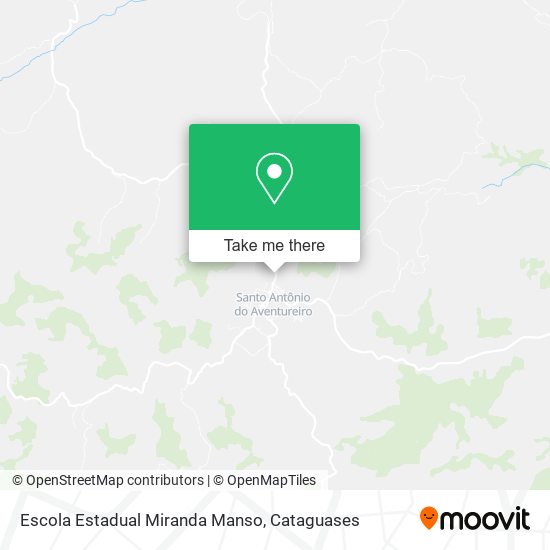 Mapa Escola Estadual Miranda Manso