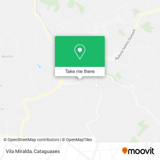 Mapa Vila Miralda