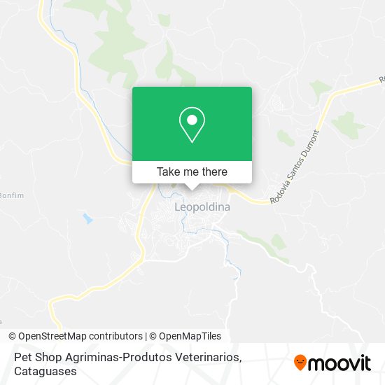 Pet Shop Agriminas-Produtos Veterinarios map