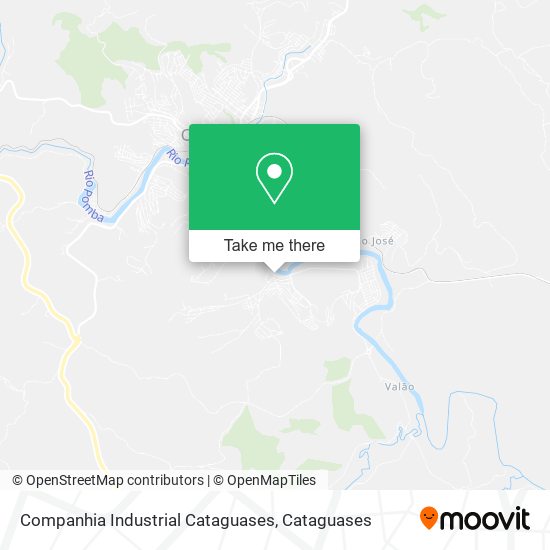 Companhia Industrial Cataguases map