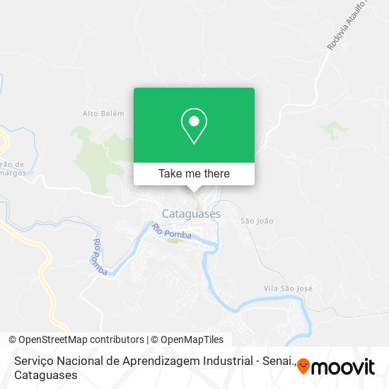 Serviço Nacional de Aprendizagem Industrial - Senai. map