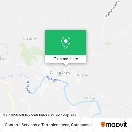 Mapa Conterra Servicos e Terraplenagens