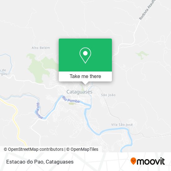 Estacao do Pao map