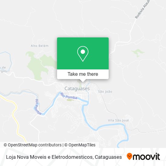 Mapa Loja Nova Moveis e Eletrodomesticos