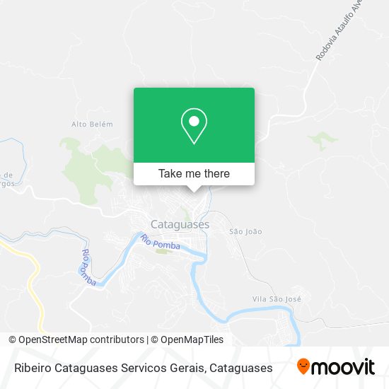 Ribeiro Cataguases Servicos Gerais map