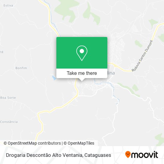 Drogaria Descontão Alto Ventania map