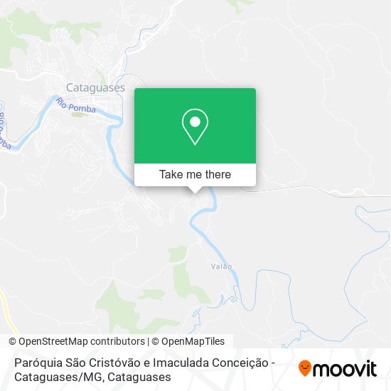 Paróquia São Cristóvão e Imaculada Conceição - Cataguases / MG map