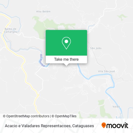 Acacio e Valadares Representacoes map