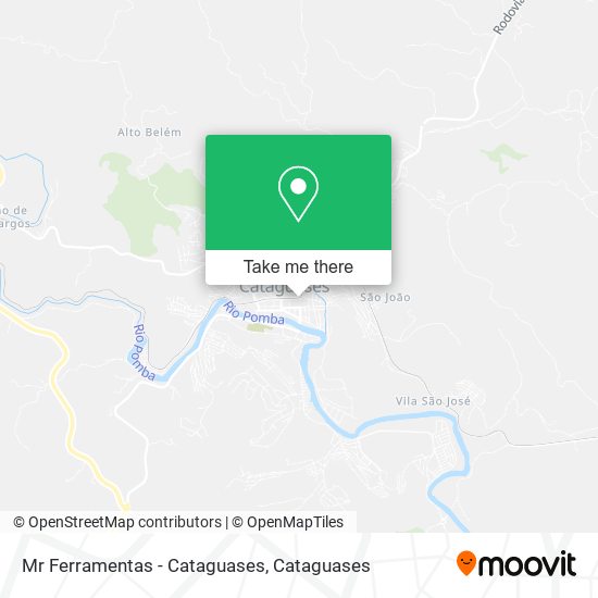 Mr Ferramentas - Cataguases map