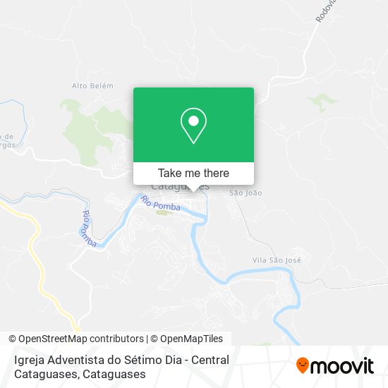 Igreja Adventista do Sétimo Dia - Central Cataguases map