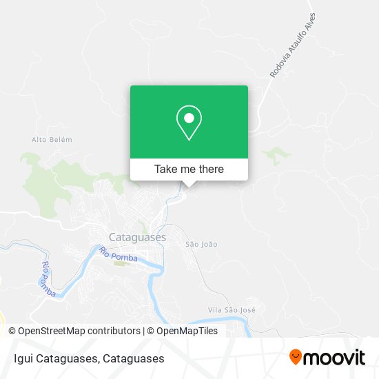 Igui Cataguases map