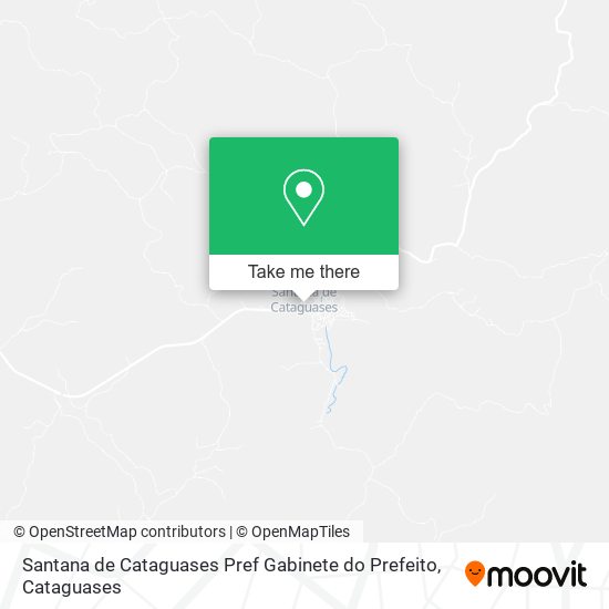 Santana de Cataguases Pref Gabinete do Prefeito map