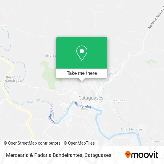 Mercearia & Padaria Bandeirantes map
