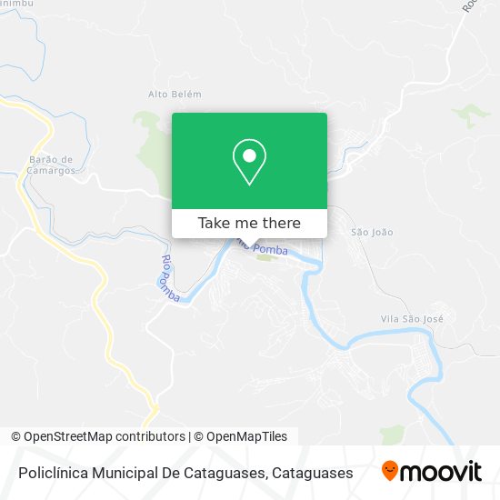 Policlínica Municipal De Cataguases map