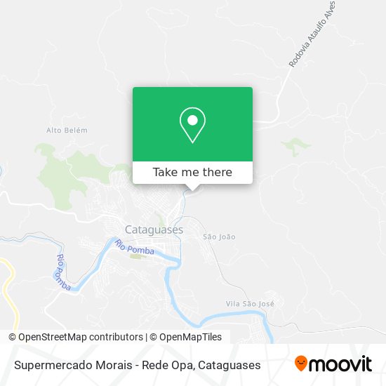 Supermercado Morais - Rede Opa map