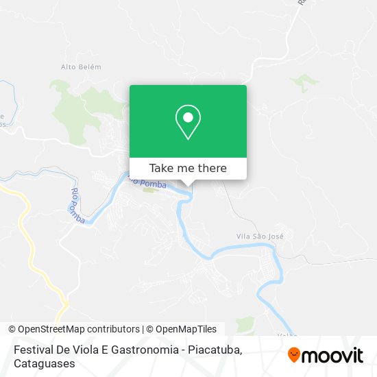 Festival De Viola E Gastronomia - Piacatuba map