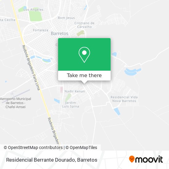 Mapa Residencial Berrante Dourado