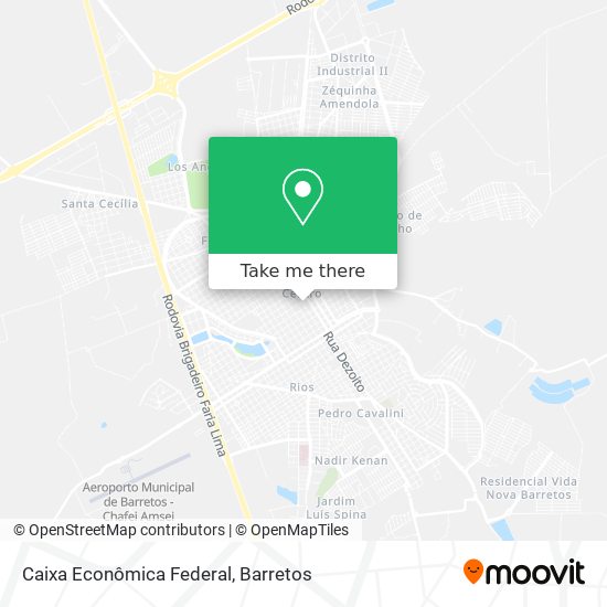 Caixa Econômica Federal map