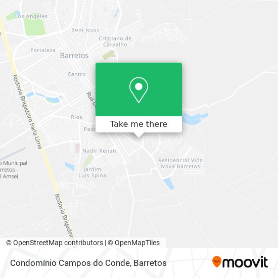 Mapa Condomínio Campos do Conde