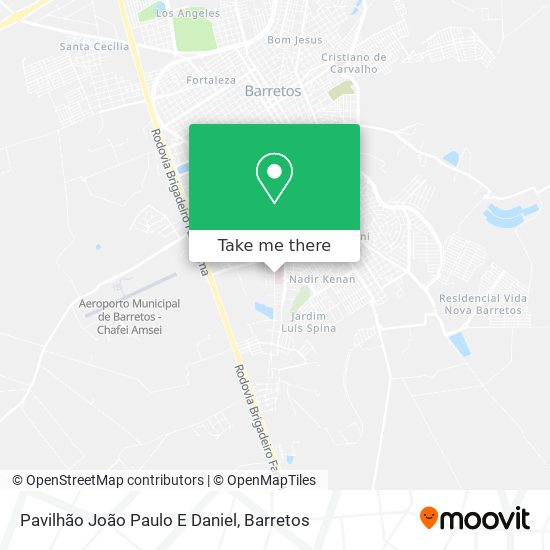Pavilhão João Paulo E Daniel map