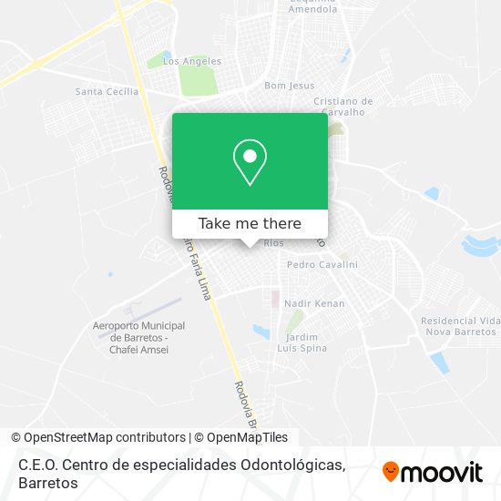 C.E.O. Centro de especialidades Odontológicas map