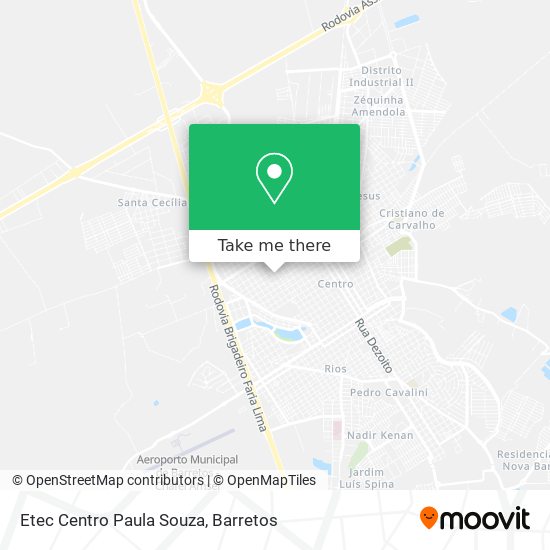 Etec Centro Paula Souza map