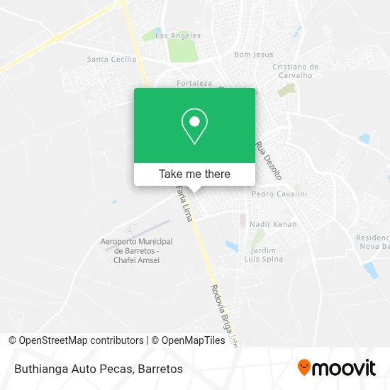 Buthianga Auto Pecas map