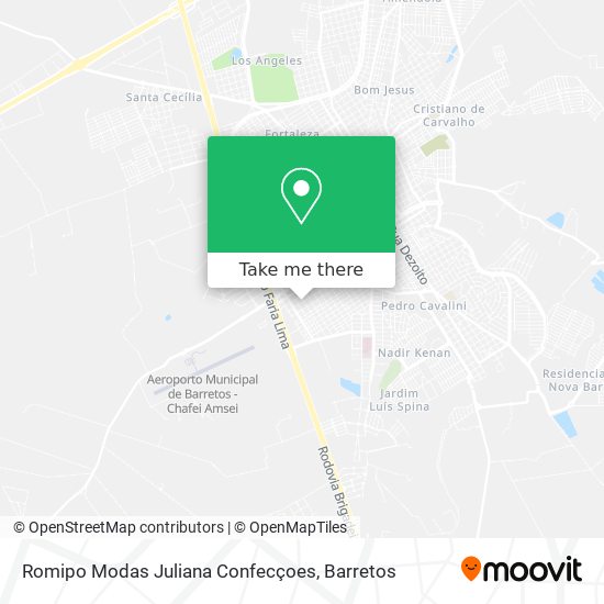 Romipo Modas Juliana Confecçoes map