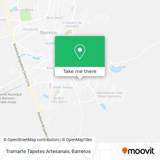 Tramarte Tapetes Artesanais map