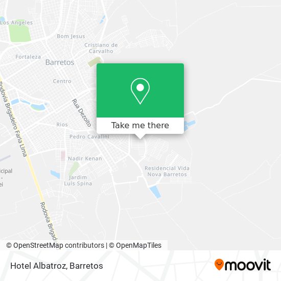 Hotel Albatroz map