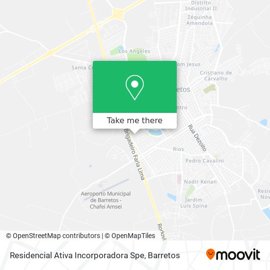 Mapa Residencial Ativa Incorporadora Spe