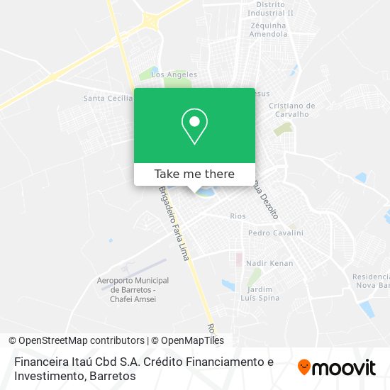 Financeira Itaú Cbd S.A. Crédito Financiamento e Investimento map