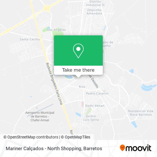 Mariner Calçados - North Shopping map