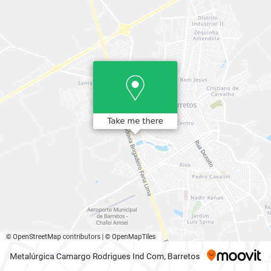 Metalúrgica Camargo Rodrigues Ind Com map