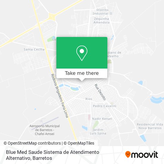 Blue Med Saude Sistema de Atendimento Alternativo map