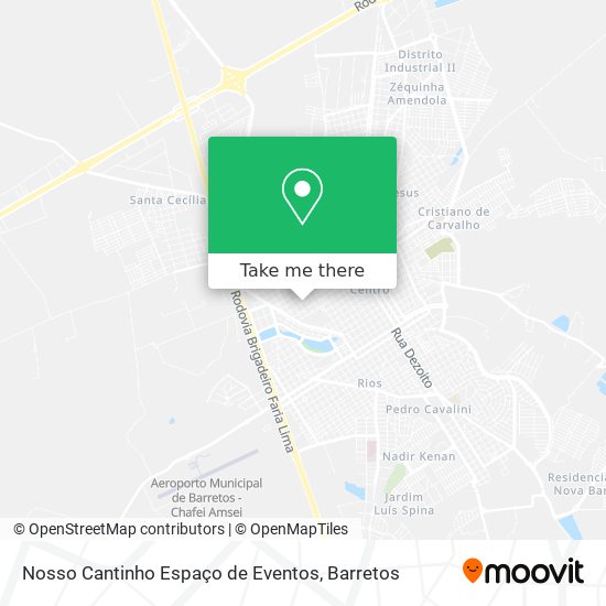 Nosso Cantinho Espaço de Eventos map