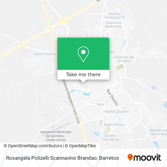 Rosangela Polizelli Scannavino Brandao map