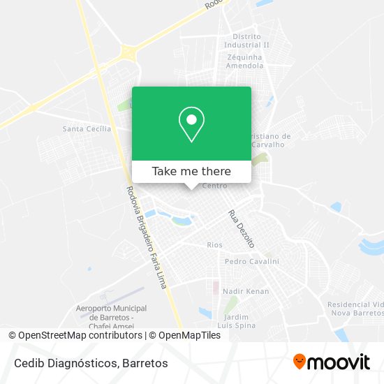 Cedib Diagnósticos map