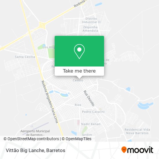 Vittão Big Lanche map