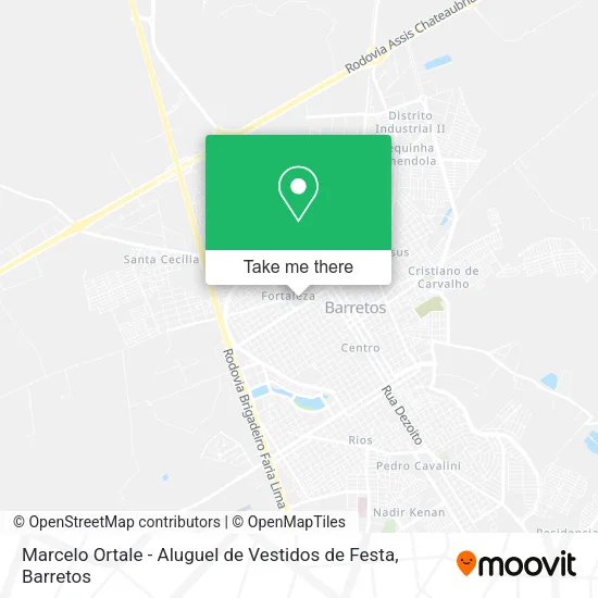 Marcelo Ortale - Aluguel de Vestidos de Festa map