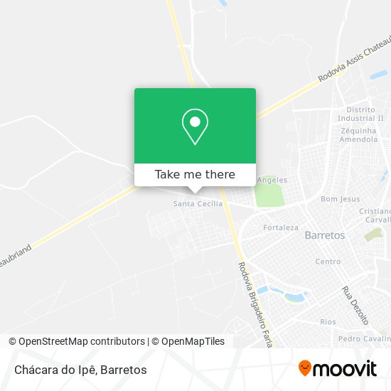 Chácara do Ipê map