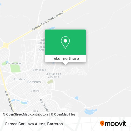 Careca Car Lava Autos map