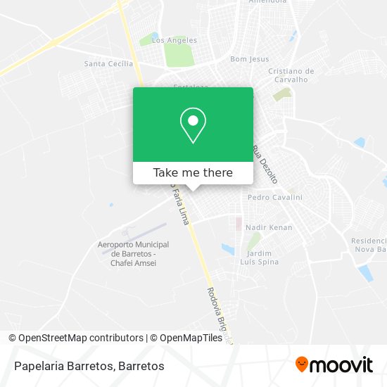 Papelaria Barretos map