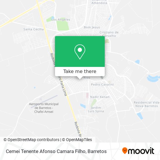 Mapa Cemei Tenente Afonso Camara Filho